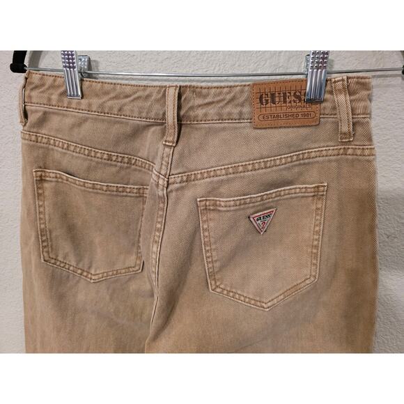 Guess High Rise Wide Leg Denim Jeans Sz 28 Closet Clean Out - Picture 7 of 11